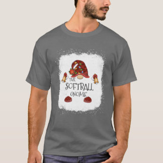 Camiseta Gnomo Búfalo Xadrez de Natal Leve Bleo