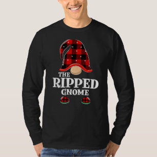 Camiseta Gnomo Buffalo Xadrez Engraçado Matchin de Natal
