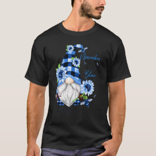 Camiseta Gnomo-Cinto Azul Fita T1D Diabetes Diabéticos T2D