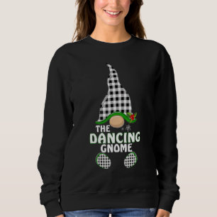 Camiseta Gnomo Dançante Xadrez de Búfalo Família Correspond