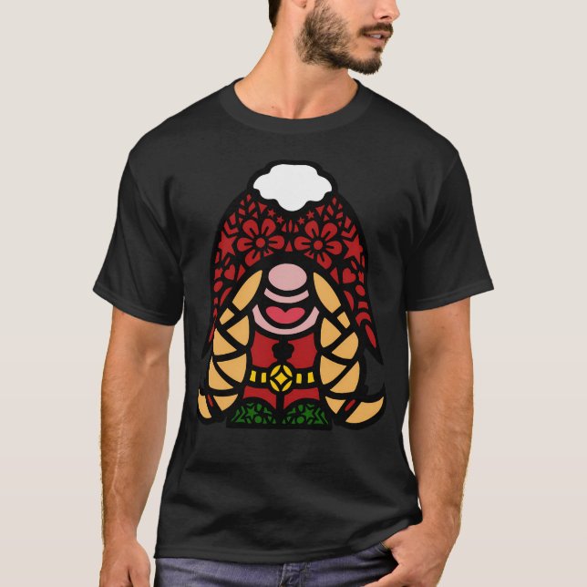 Camiseta Gnomo das Festas de Natal (Frente)