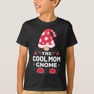 Camiseta Gnomo de Celebração de Feriado de Natal da Mamãe