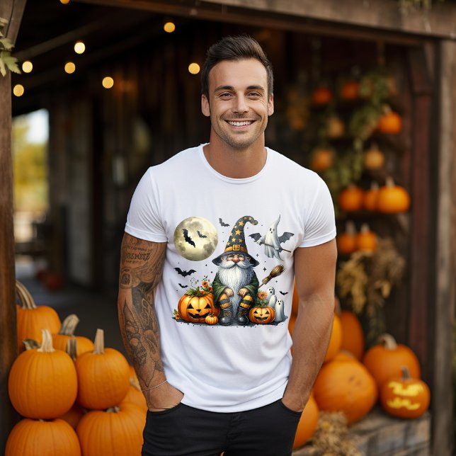 Camiseta Gnomo de Halloween  - Presente Perfeito (Criador carregado)
