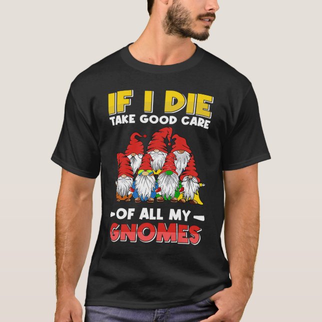 Camiseta Gnomo de Jardim Anão de Jardinagem & Gnomos (Frente)