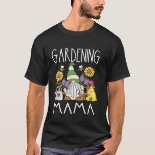Camiseta Gnomo de Jardim Mãe de Jardim Mamãe Mãe Jardineira