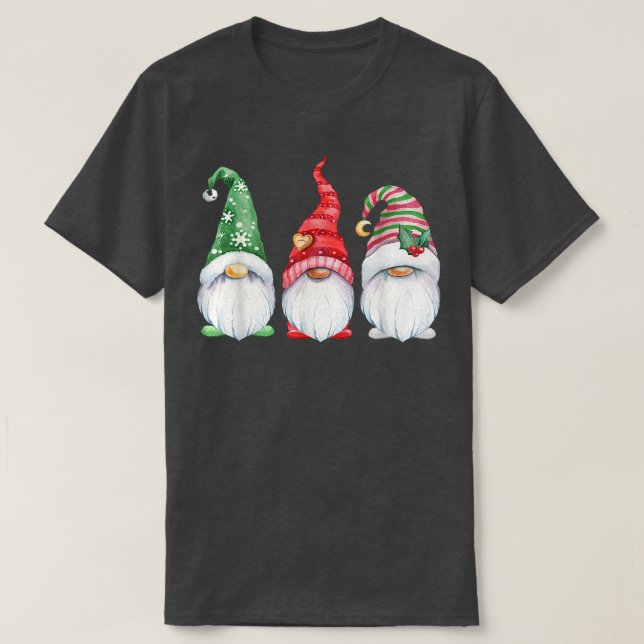Camiseta Gnomo De Jardim Para Férias Gnomos De Natal Xmas F (Frente do Design)