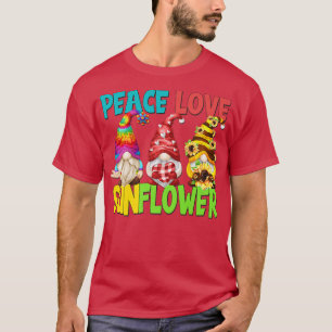 Camiseta Gnomo De Jardinagem Para Mulheres E Hippies Peace