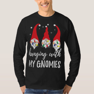 Camiseta Gnomo de Natal Com Meus Gnomos