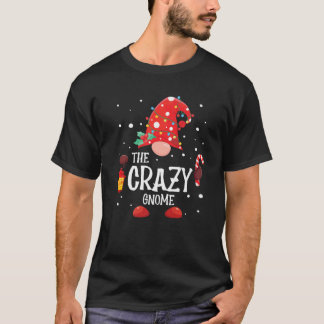 Camiseta Gnomo de Natal da Família de Gnomo Louco