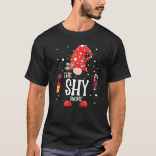 Camiseta Gnomo de Natal da Família Shy Gnomo