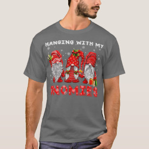 Camiseta Gnomo de Natal Engraçado Com Minha Família Gnomies
