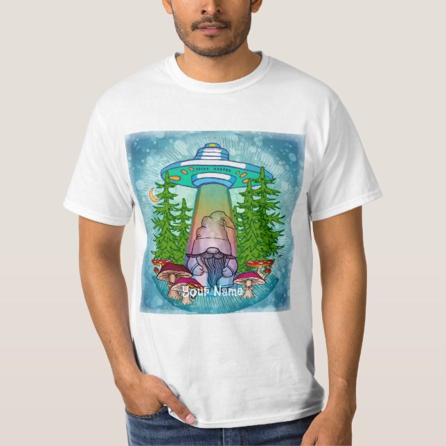 Camiseta Gnomo de sequestro de alienígenas (Frente)