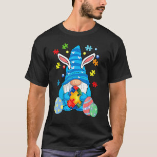 Camiseta Gnomo Dia de Páscoa de Conscientização do Autismo