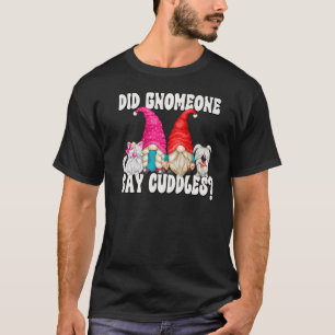 Camiseta Gnomo Dizendo Para Mulheres Homens Gato E Cachorro