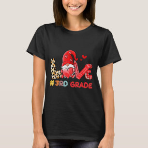 Camiseta Gnomo do Amor Professor do 3º Ano Leopardo, Chá de
