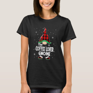 Camiseta Gnomo do Café Xadrez de Búfalo Família Corresponde