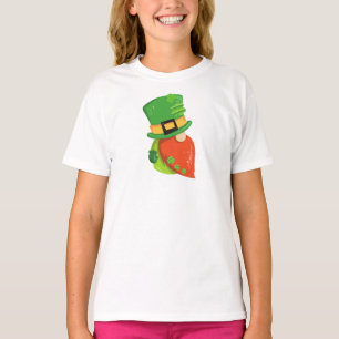 Camiseta Gnomo do Dia de São Patrick, Leprechaun Hat, Clove