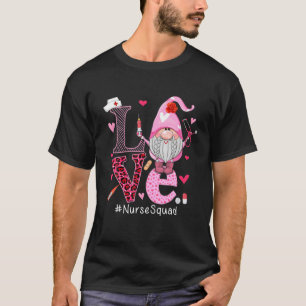 Camiseta Gnomo do Feliz dia de os namorados Gnomo da Enferm