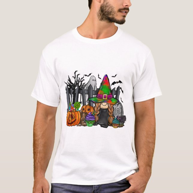 Camiseta Gnomo do Halloween (Frente)