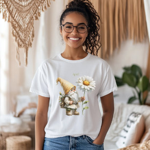 Camiseta Gnomo do Jardim do Mês de Nascimento Personalizado