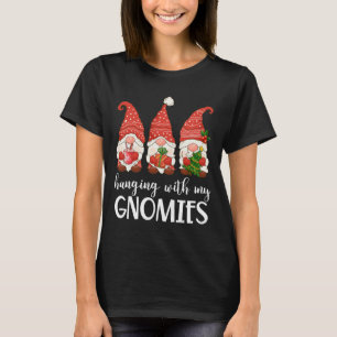 Camiseta Gnomo do Jardim, Pijamas de Natal, pendurado com o