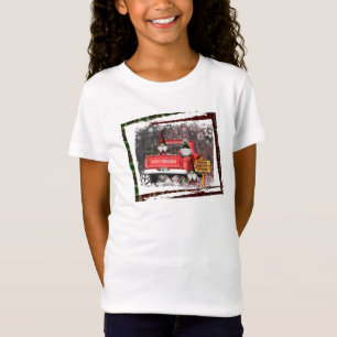 Camiseta Gnomo Doce Gnome Red Truck Xadrez Rustic
