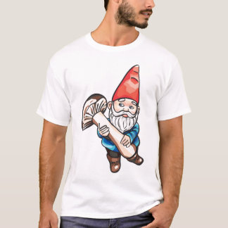 Camiseta Gnomo e cogumelo