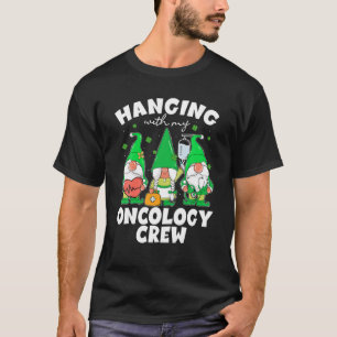 Camiseta Gnomo Engraçado Com A Rua De Enfermeira De Oncolog