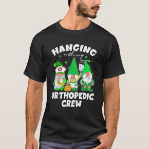 Camiseta Gnomo Engraçado Com Rua De Enfermeira Ortopedia P