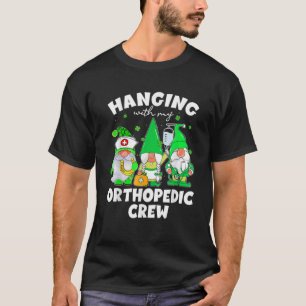 Camiseta Gnomo Engraçado Com Rua De Enfermeira Ortopedia P