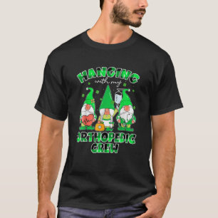 Camiseta Gnomo Engraçado Com Rua De Enfermeira Ortopedia Pa