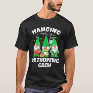 Camiseta Gnomo Engraçado Com Rua De Enfermeira Ortopedia Pa