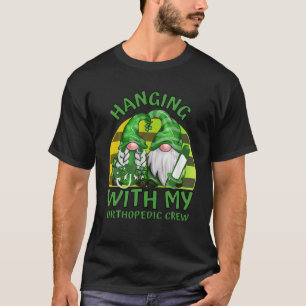 Camiseta Gnomo Engraçado Com Rua De Enfermeira Ortopedia Pa