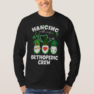 Camiseta Gnomo Engraçado Com Rua De Enfermeira Ortopedia Pa