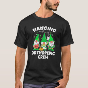 Camiseta Gnomo Engraçado Com Rua De Enfermeira Ortopedia Pa