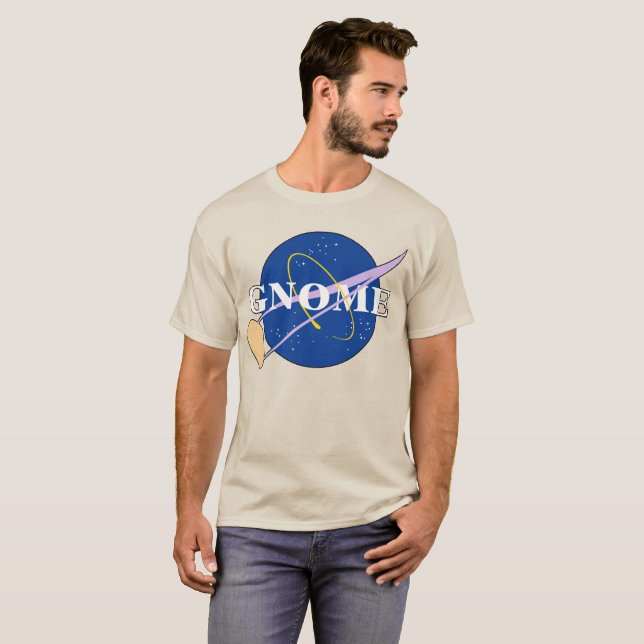 Camiseta Gnomo Espacial (Frente Completa)