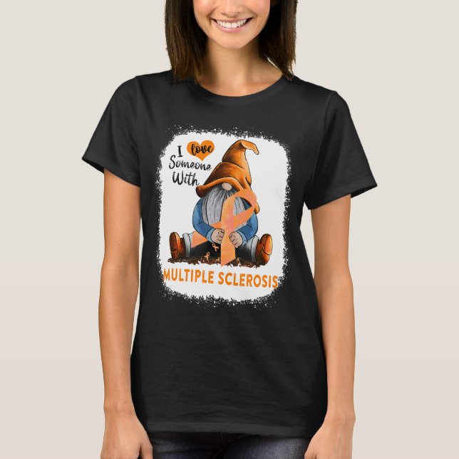 Camiseta Gnomo Eu Amo Alguém Com Esclerose Múltipla (Frente)