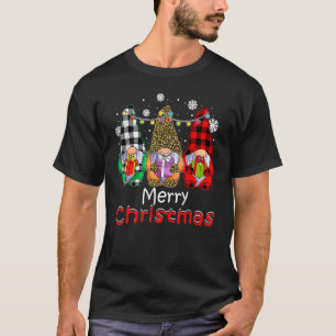 Camiseta Gnomo Family Christmas for Women Buffalo Pla