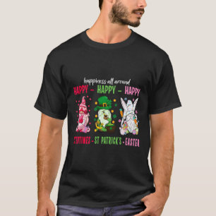 Camiseta Gnomo Feliz Dia dos Namorados São Patrício Páscoa