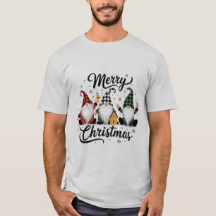 Camiseta Gnomo Feliz Natal Árvore de Natal Férias