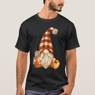 Camiseta Gnomo Feriado Bonito Para Ação De Graças Com Bomba
