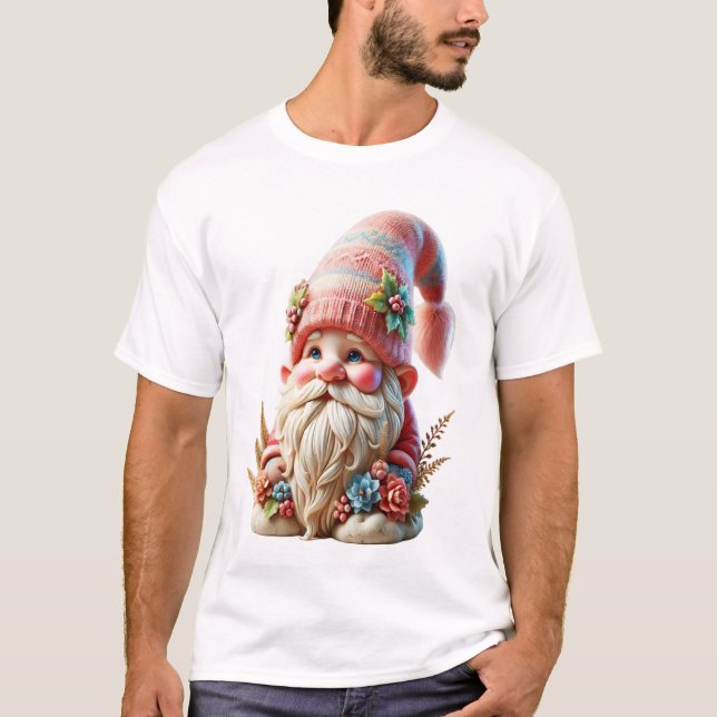 Camiseta Gnomo florido (Frente)