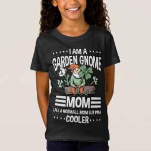 Camiseta Gnomo Funny Garden Mãe Legal Gnomos de Jardinagem