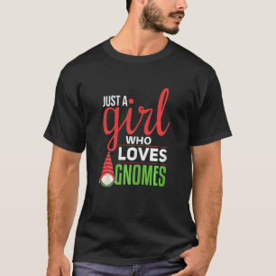Camiseta Gnomo Garota Gnomo I Love Garden Gnomos