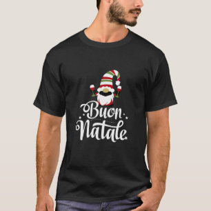 Camiseta Gnomo italiano do Natal Buon Natale Itália