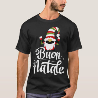 Camiseta Gnomo italiano do Natal Buon Natale Itália