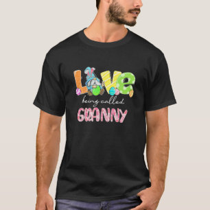 Camiseta Gnomo Love Ser Chamado de Granny Páscoa Day Family