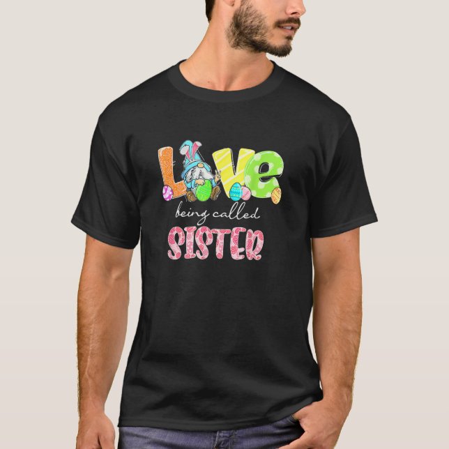 Camiseta Gnomo Love Ser Chamado Sister Páscoa Day Family M (Frente)