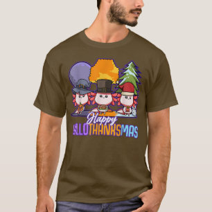 Camiseta Gnomo Lover, Sala de Ação de Graças Minimalista de