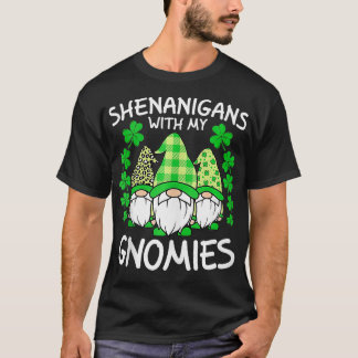 Camiseta Gnomo Lover Shenanigans Com Meus Gnomos St Patrick